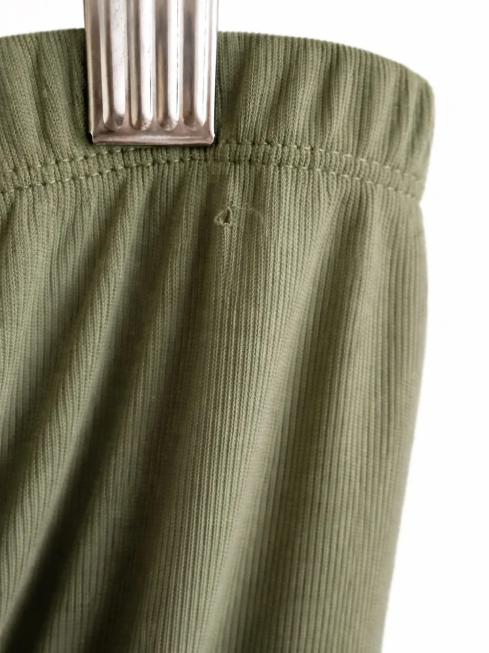 Women's Olive Green Strapless Wide-Leg Jumpsuit - Picture 2 of 2